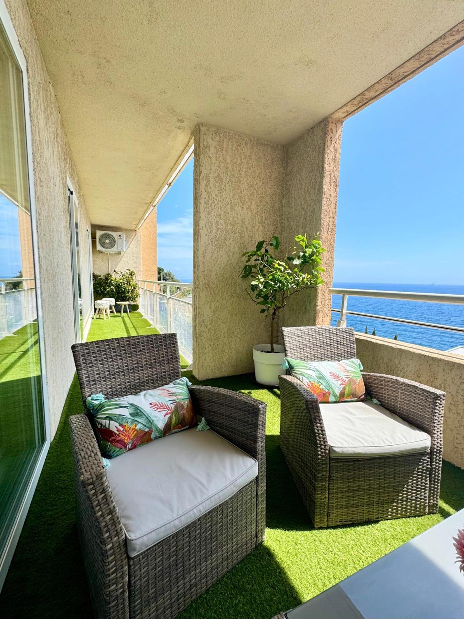 Apartamento Vue Exceptionnelle Debut Cap Corse La Pier Noire San-Martino-di-Lota Exterior foto